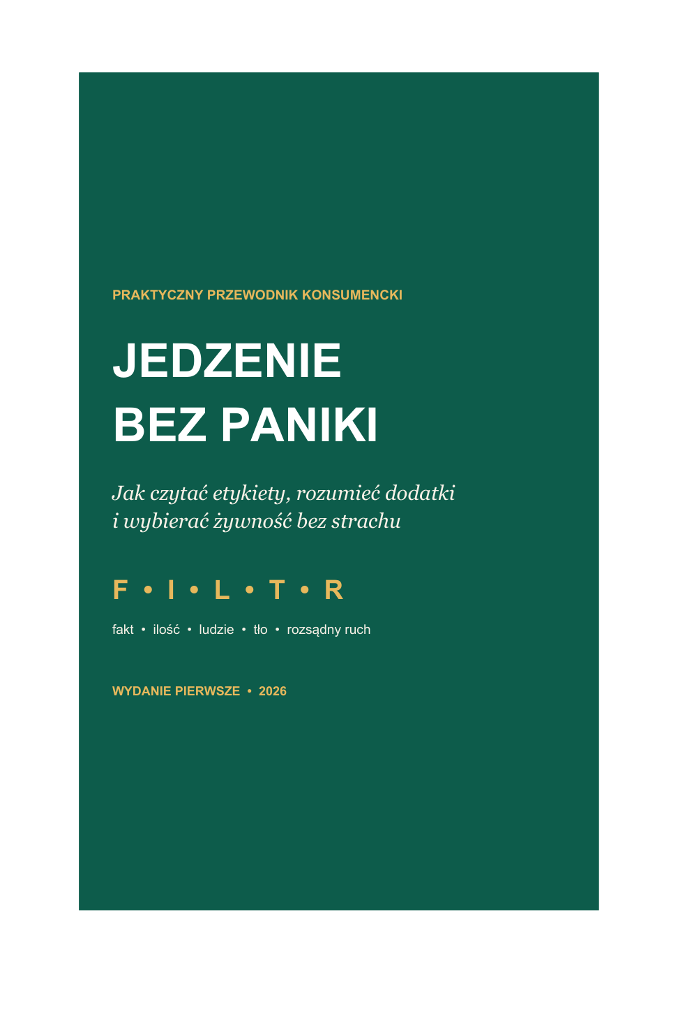 Okładka e-booka Jedzenie bez paniki